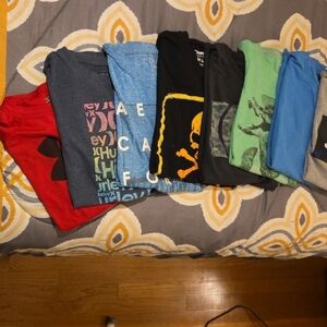 Bundle Of Colorful Graphic T-Shirts Collection 11 In Total